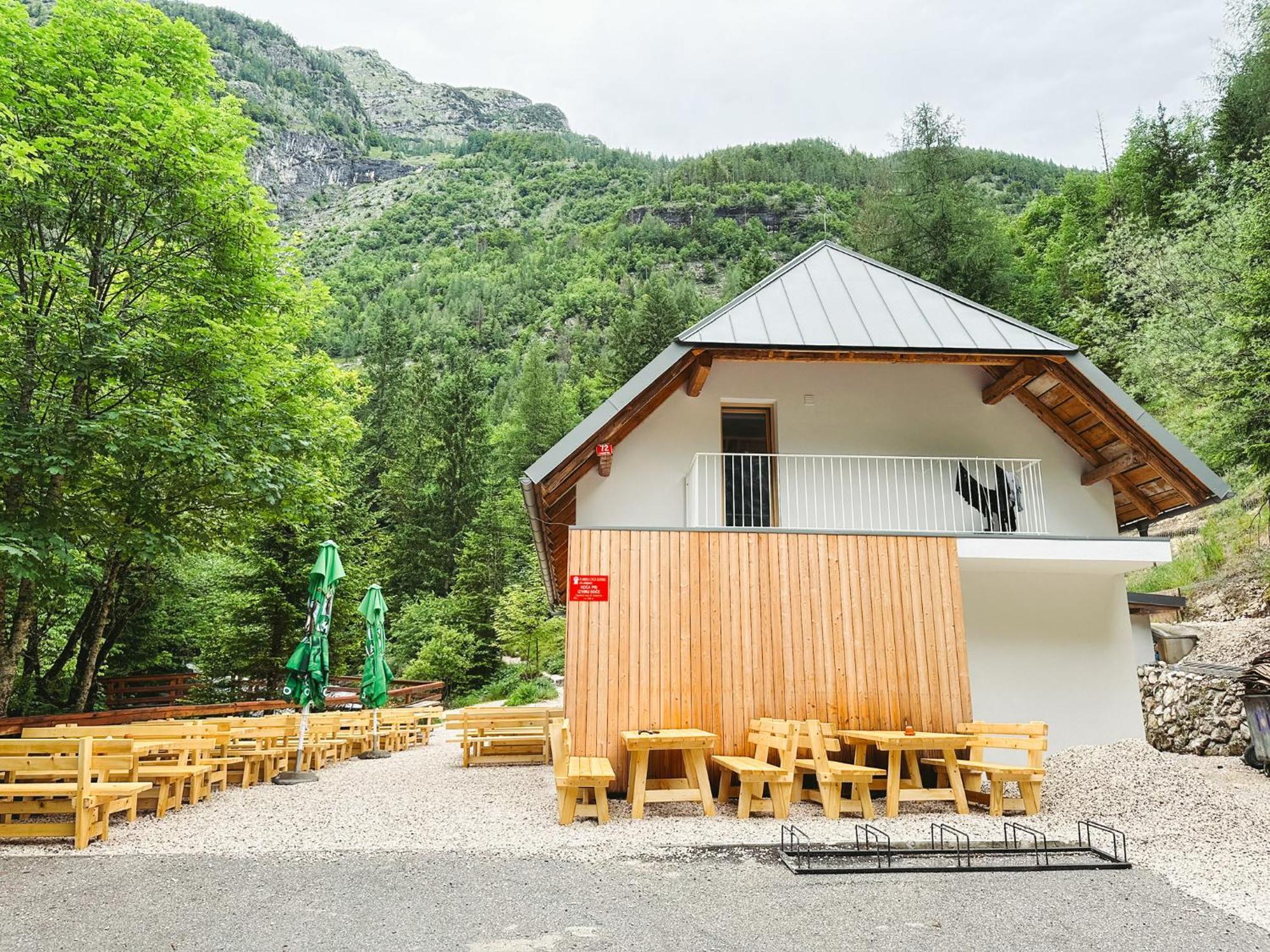 Koca Ob Izviru Soce Vila Trenta Exterior foto